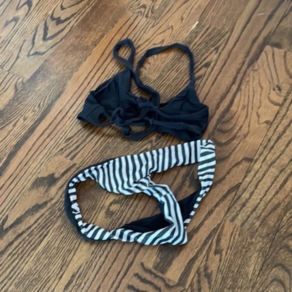 Black Moana Bikini Reversible Bikini Set Gem